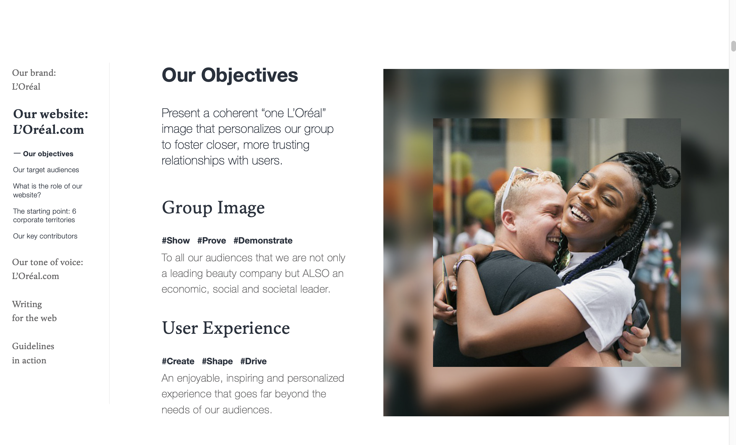 L'Oréal Editorial Guidelines
